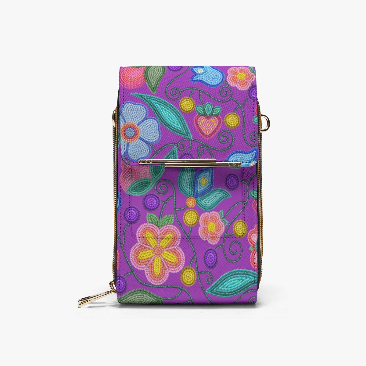 Sweet Offering Purple Mobile Phone Chest Bag