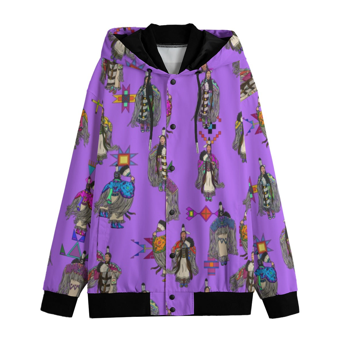 Women's Tradish Dancers Purple Men's Varsity Jacket