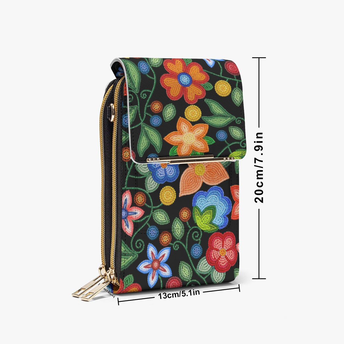 Morning Harmony Black Mobile Phone Chest Bag
