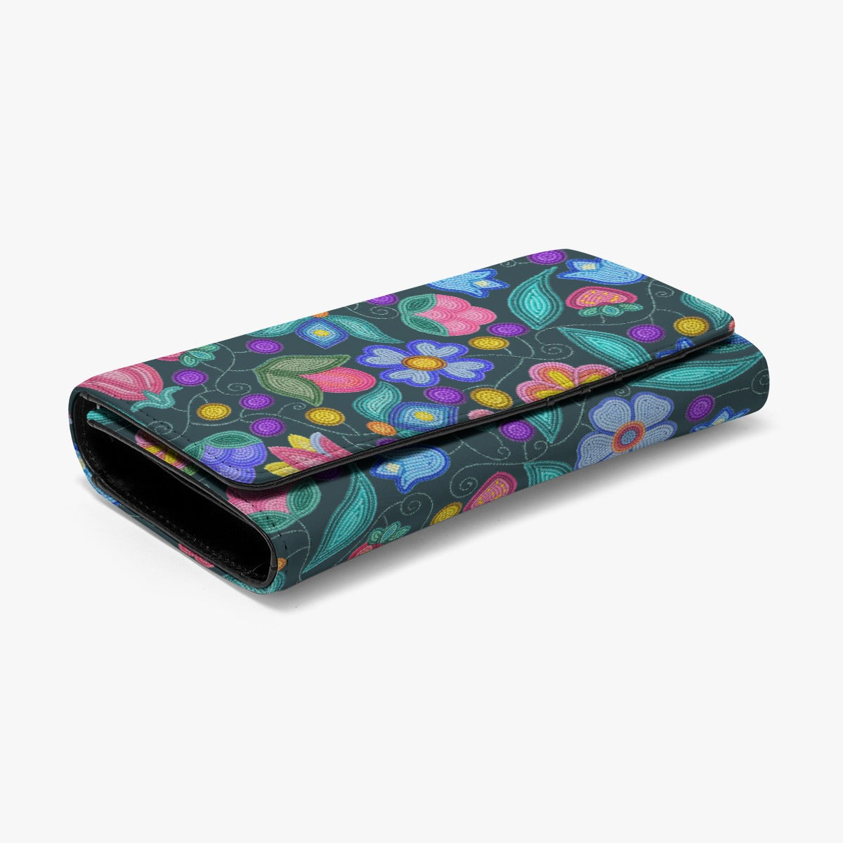 Sweet Offering Dark Teal Foldable Wallet