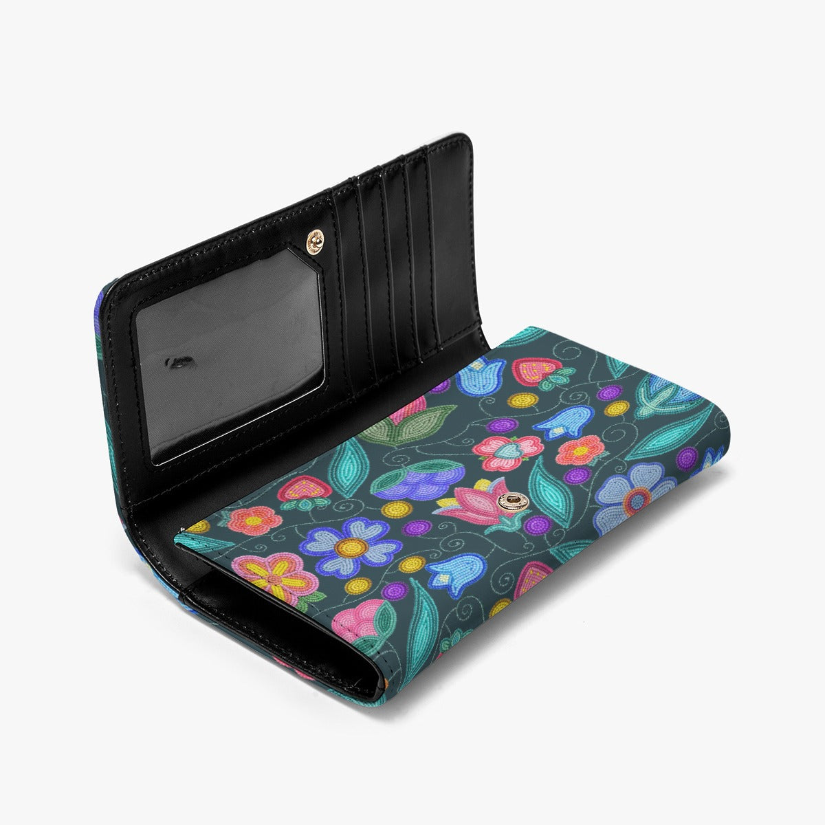 Sweet Offering Dark Teal Foldable Wallet
