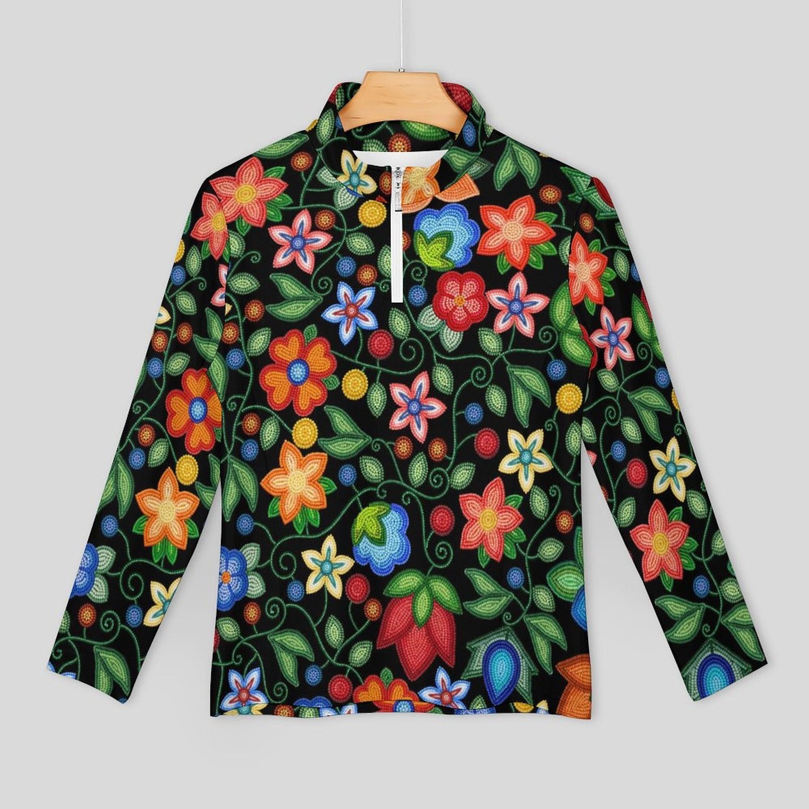 Morning Harmony Black Long Sleeve Yoga Shirt