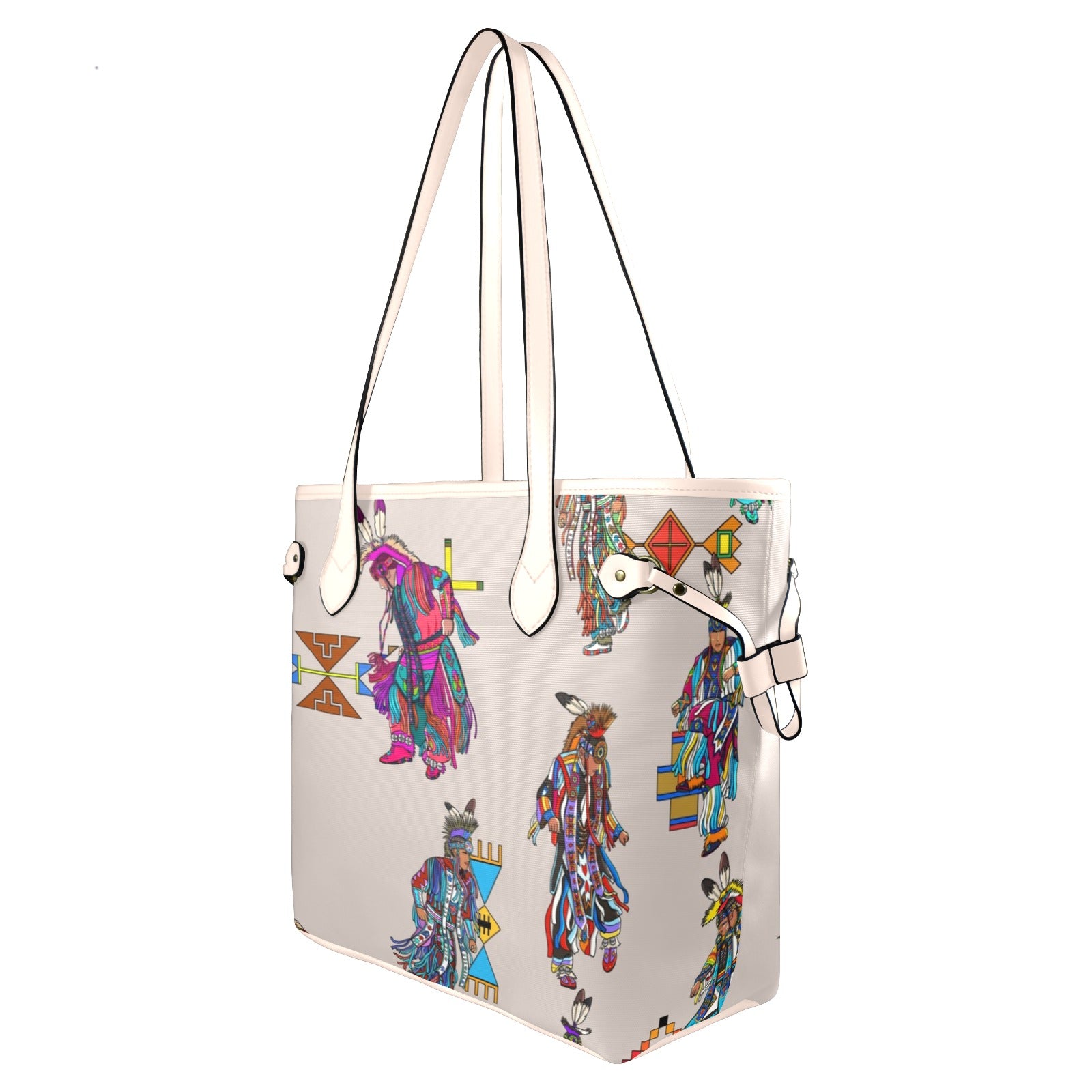Men's Grass Dancers Muslin Clover Canvas Tote Bag