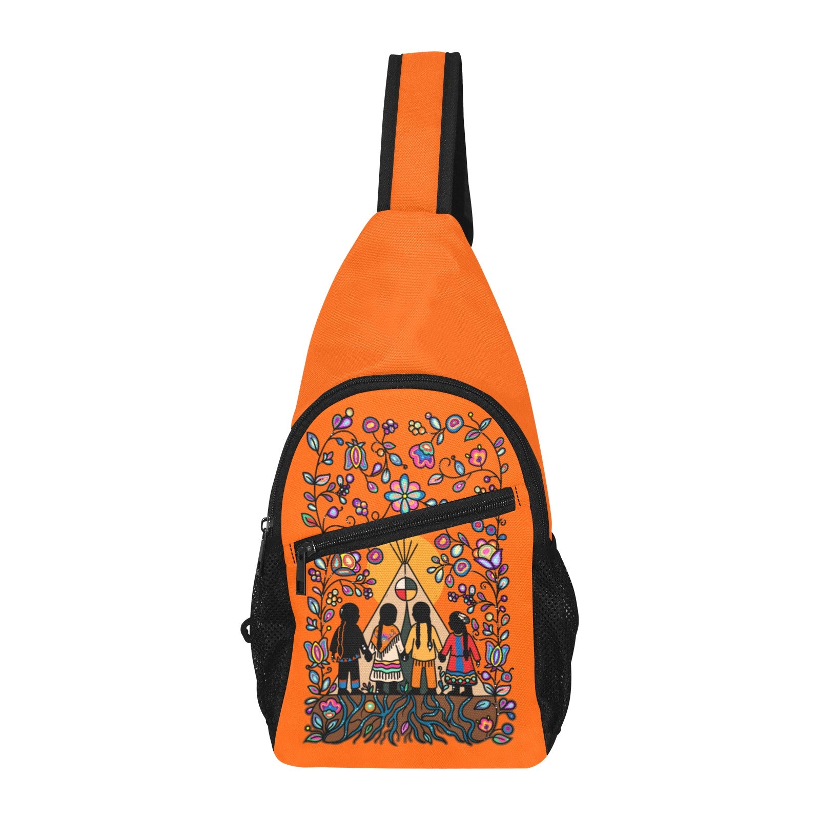 Rooted in Culture All Over Print Chest Bag