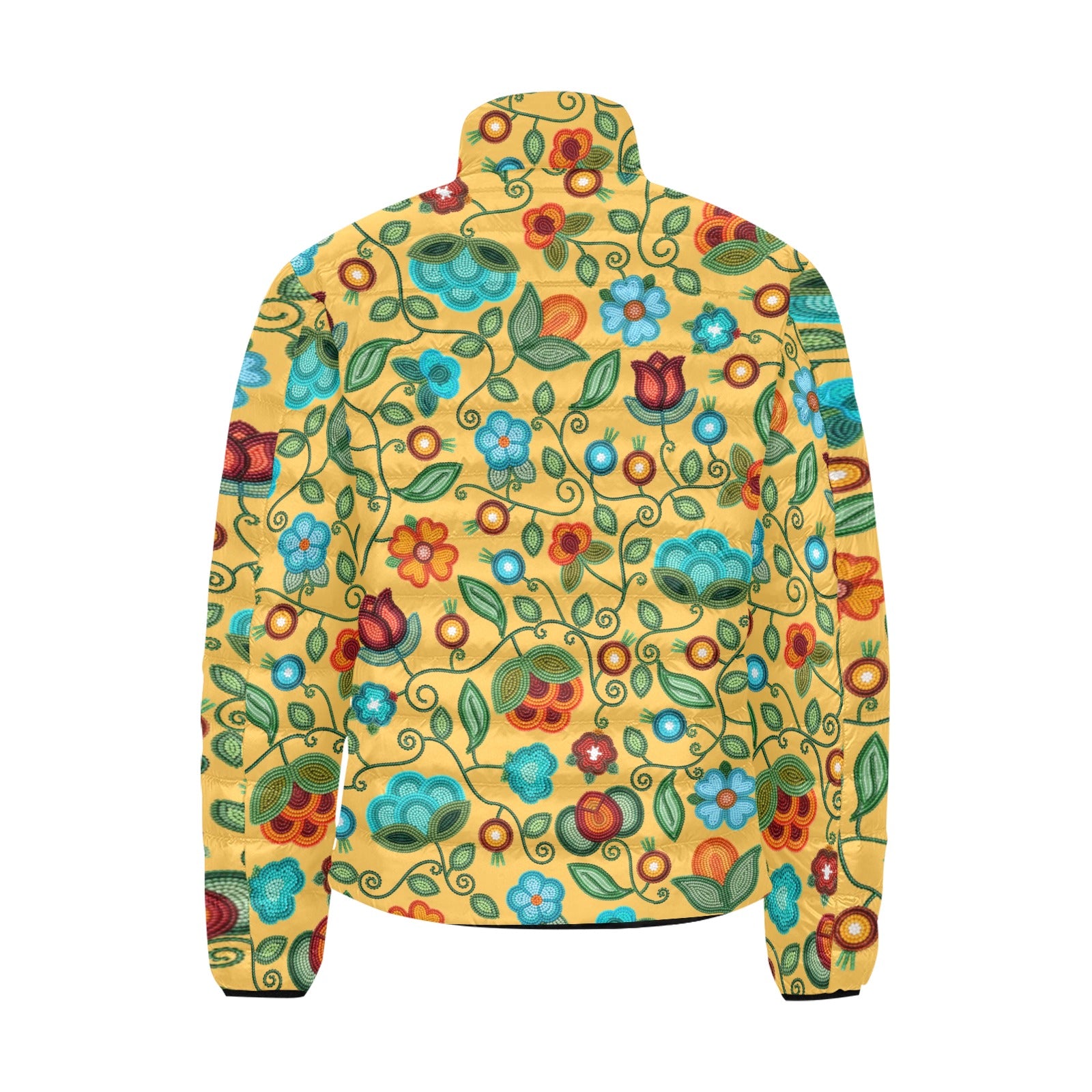 Prairie Fire Petals Honey Men's Padded Jacket