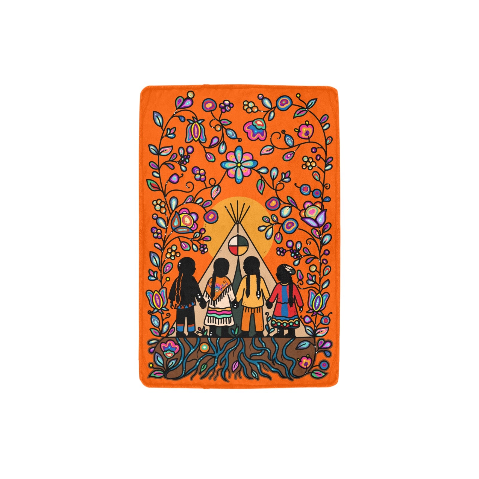 Rooted in Culture Ultra-Soft Micro Fleece Blanket 32"x48"