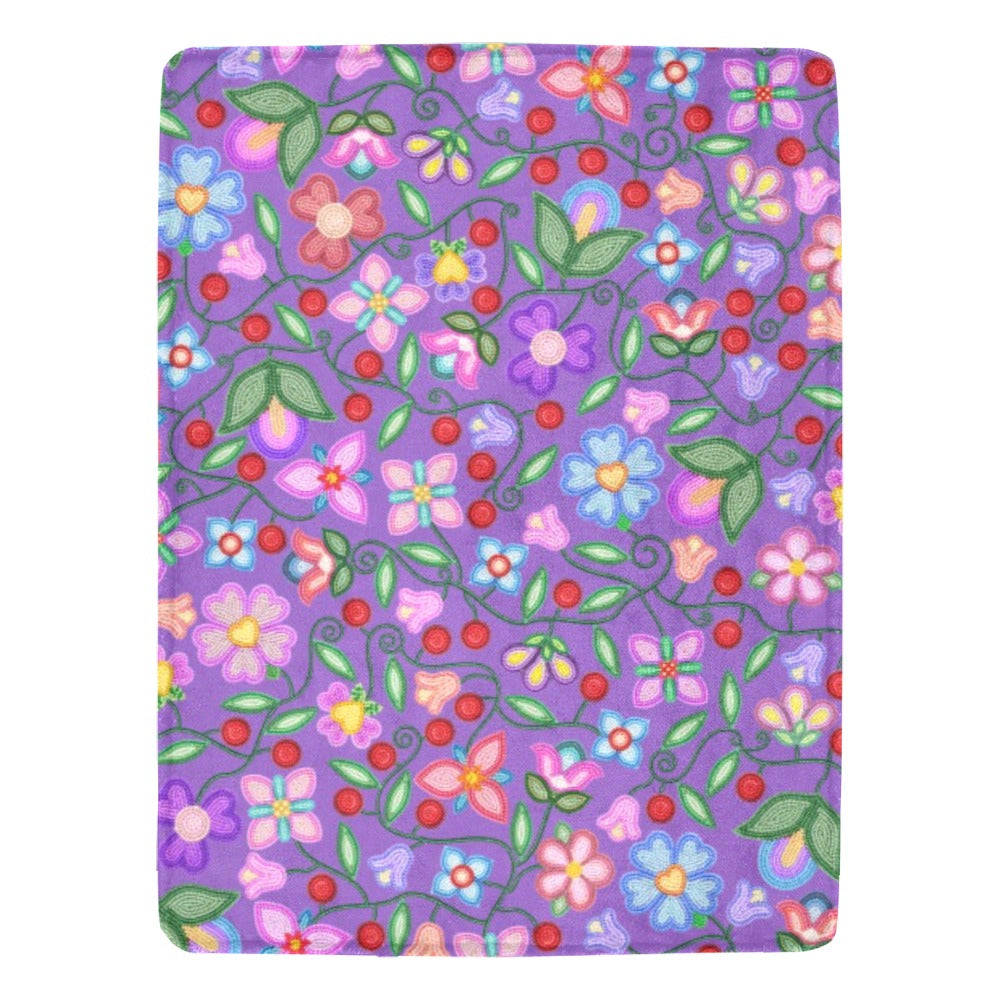 Petal Harmony Lavender Ultra-Soft Micro Fleece Blanket 60"x80"