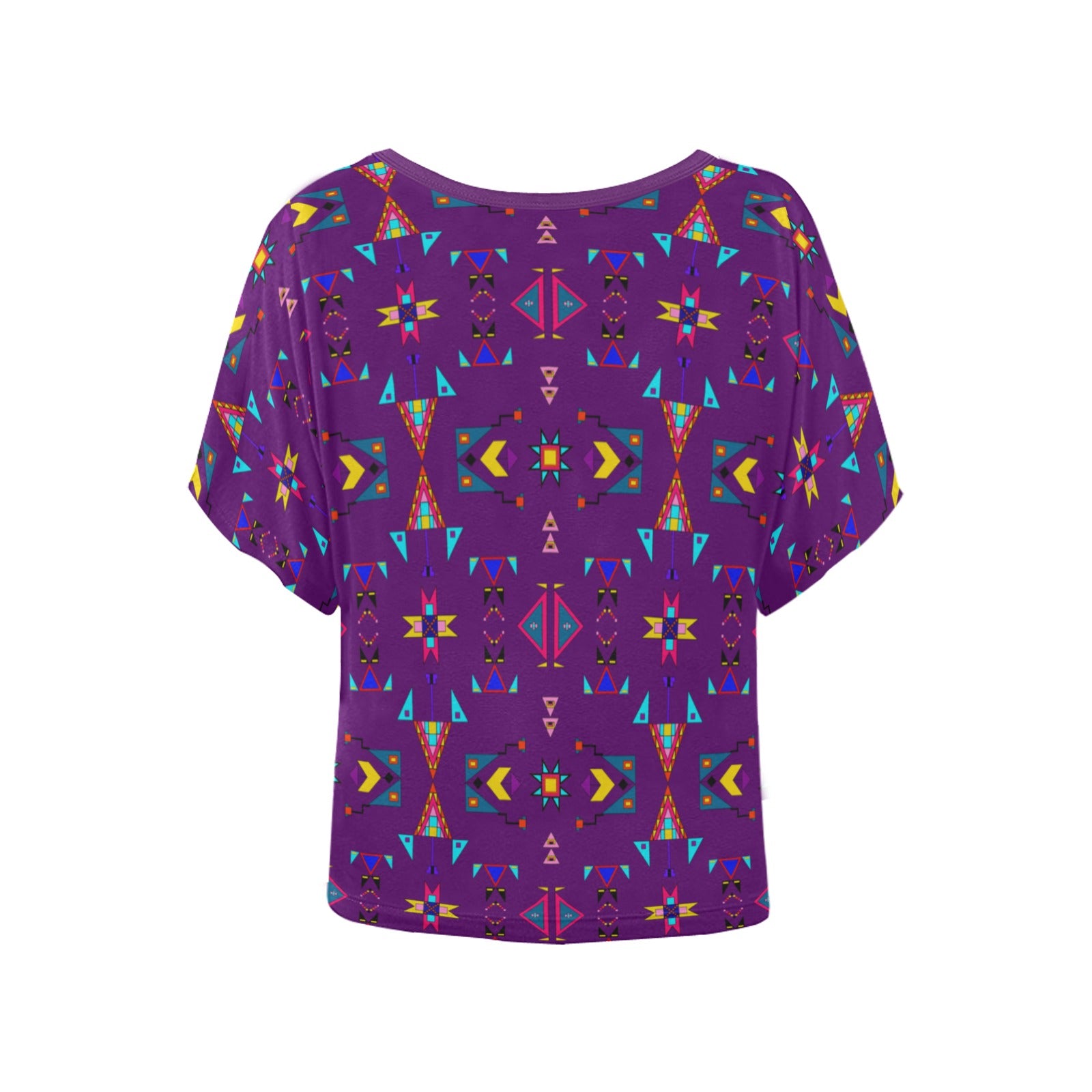 Enemy Territory Berry Women's Batwing-Sleeved Blouse T shirt