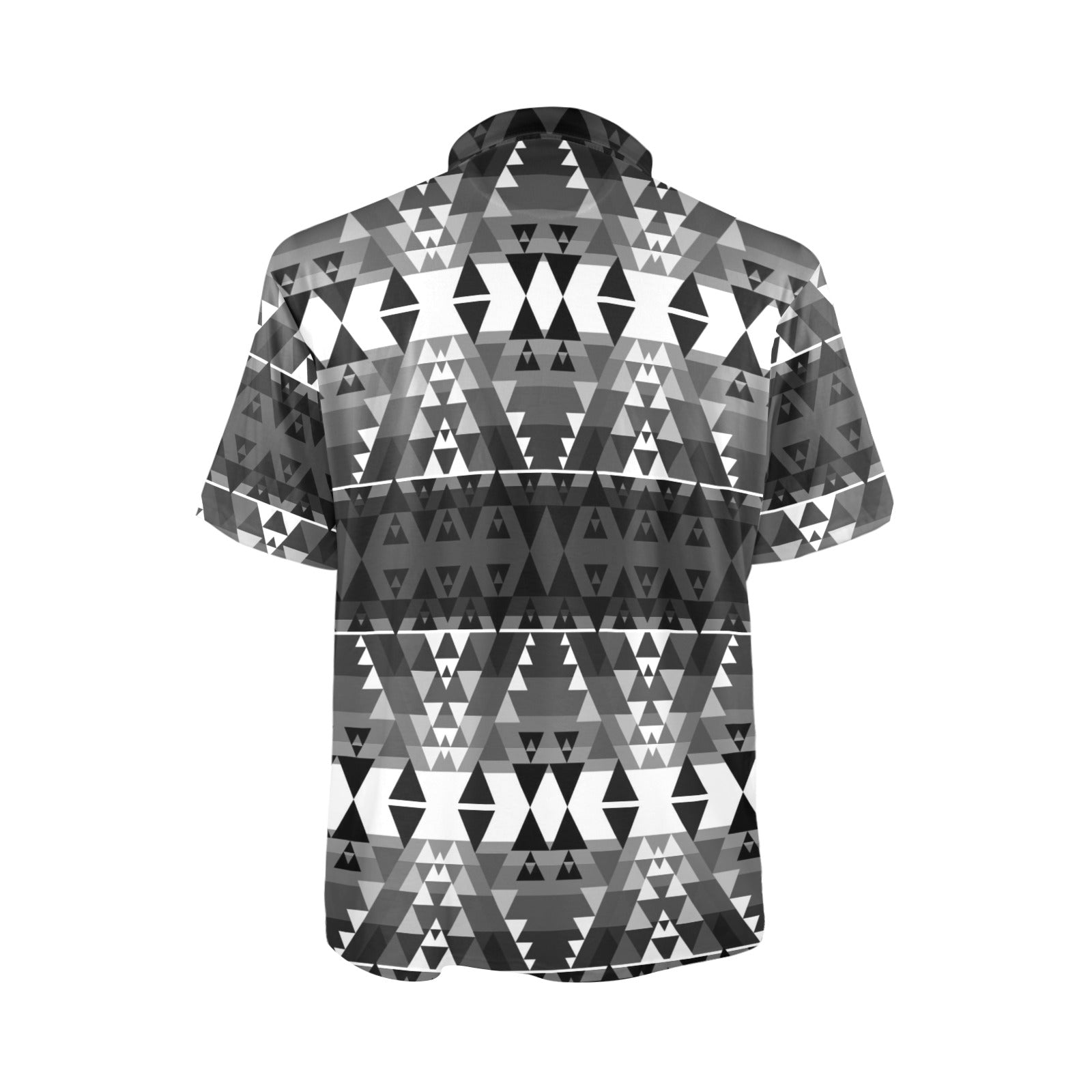 Writing on Stone Black and White Polo Shirt