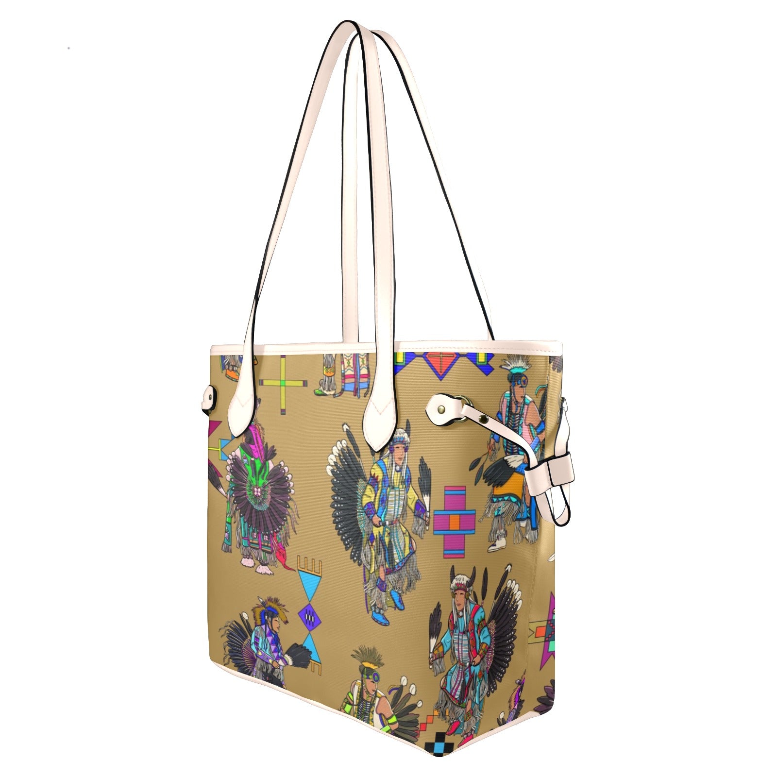 Men's Tradish Dancers Earth Clover Canvas Tote Bag