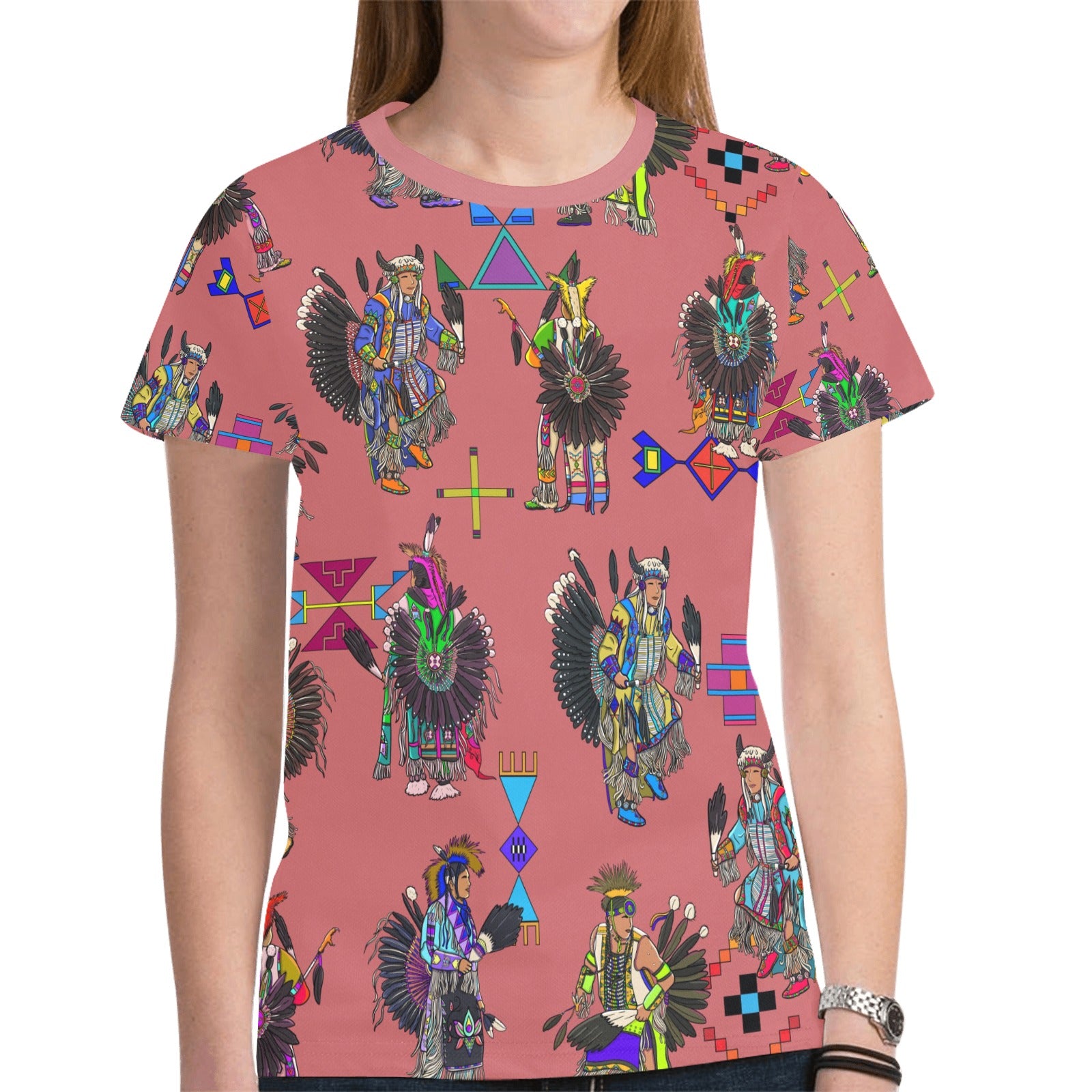 Men's Tradish Dancers Terra Cotta T-shirt for Women