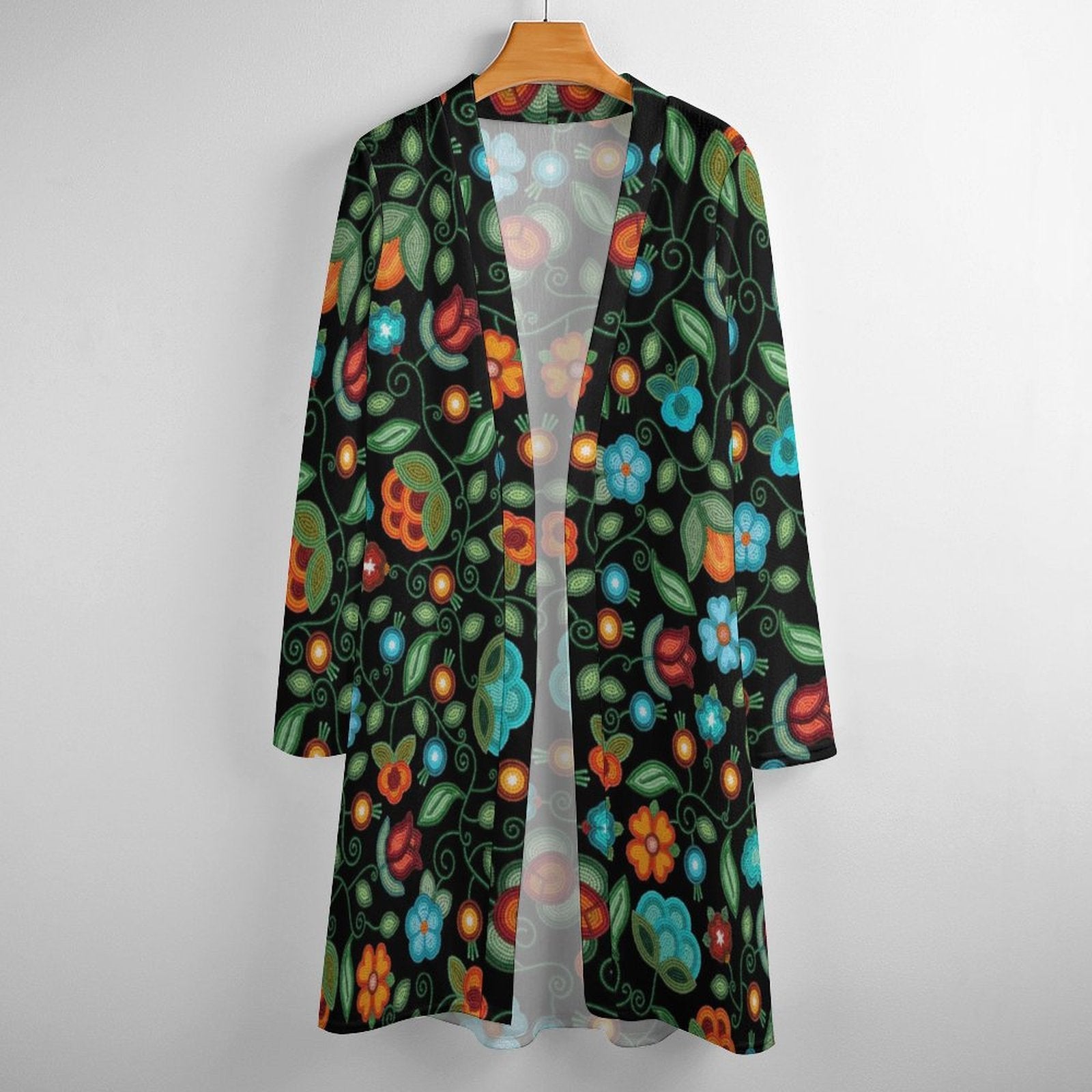 Prairie Fire Petals Black Cardigan