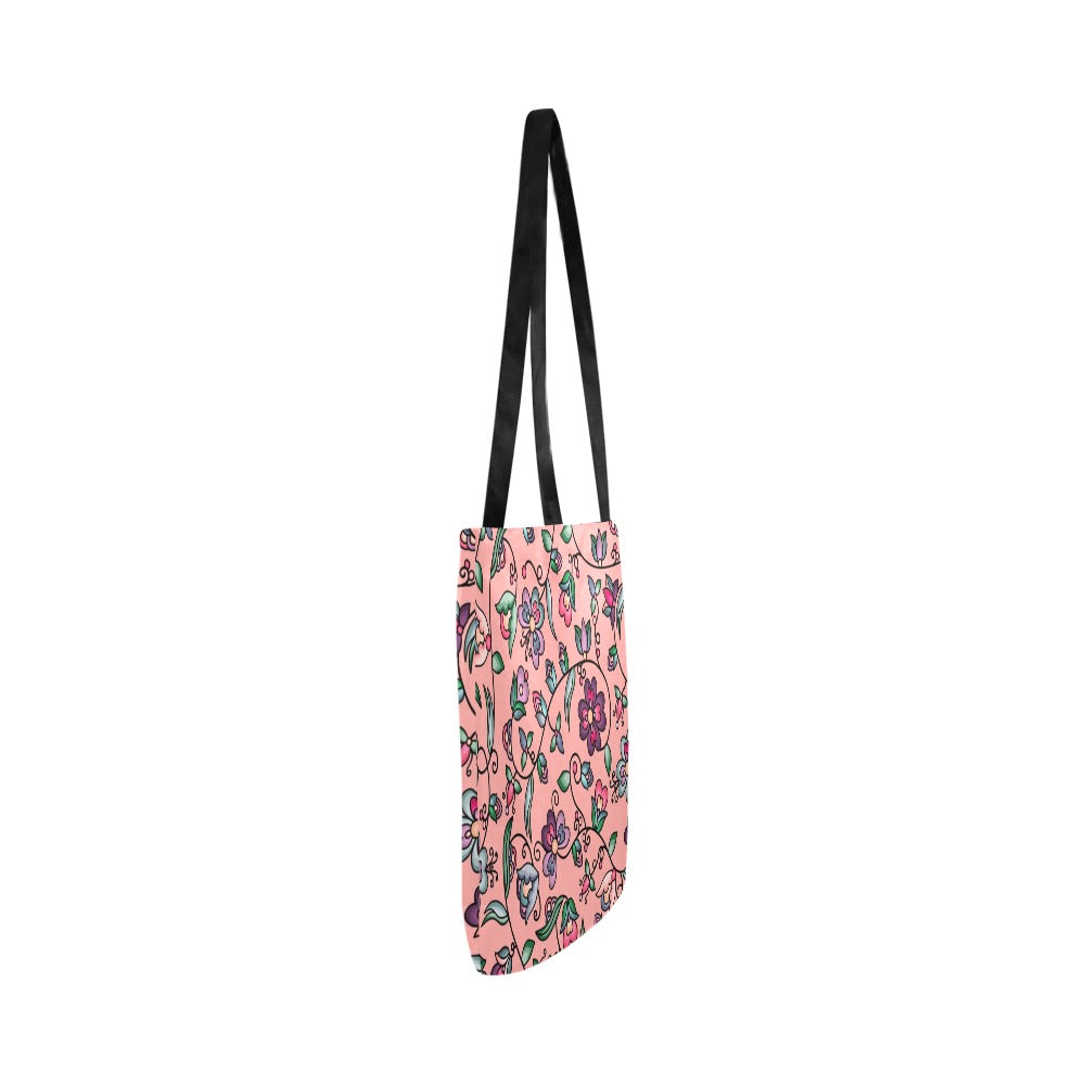 Amber Evening Garland Peach Reusable Shopping Bag (Two sides)