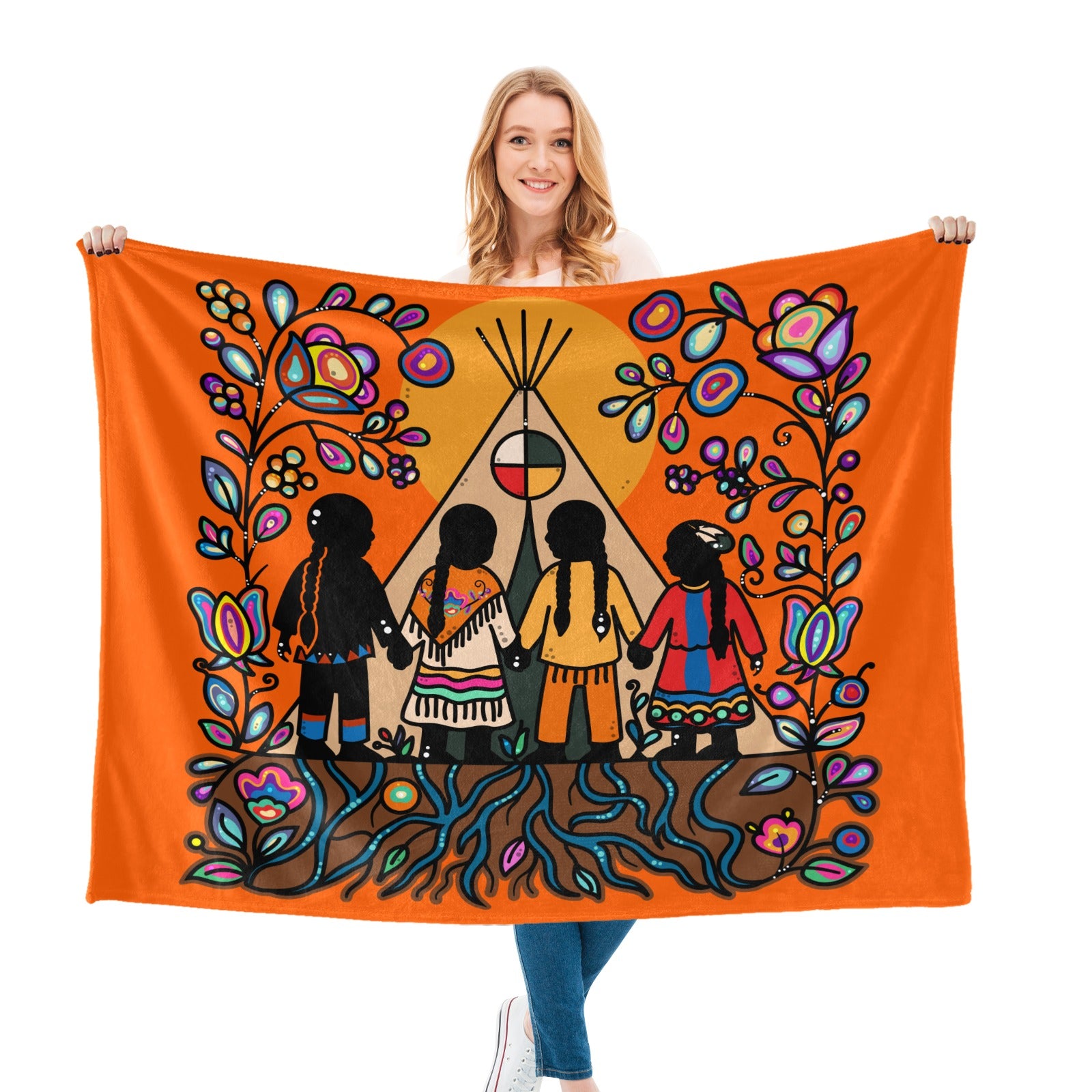 Rooted in Culture Ultra-Soft Micro Fleece Blanket 60"x50"