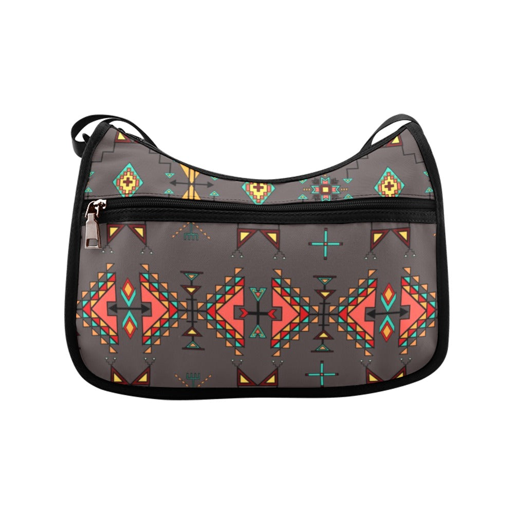 Thunder Flight Gray Crossbody Bag