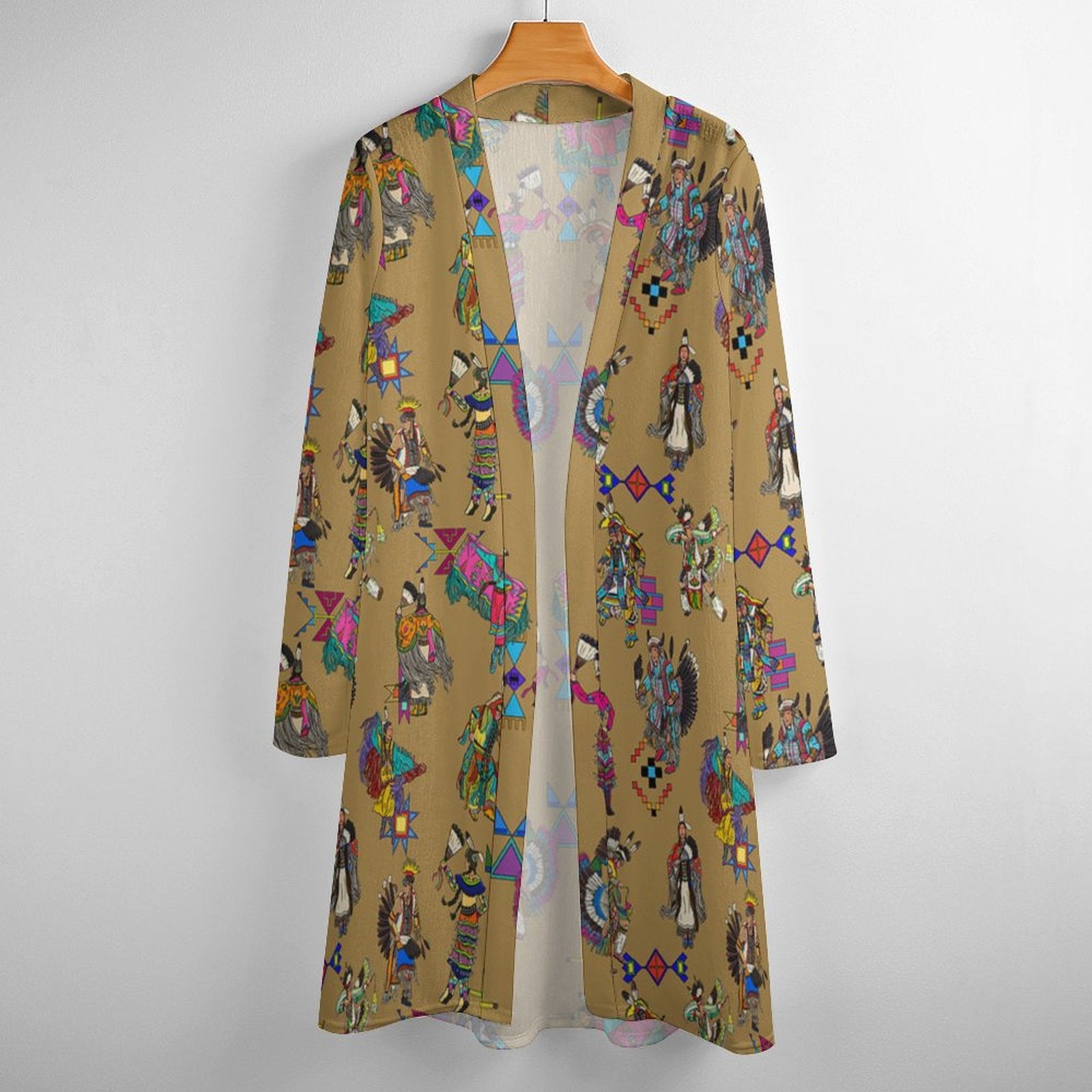 Grand Entry Dancers Earth Cardigan