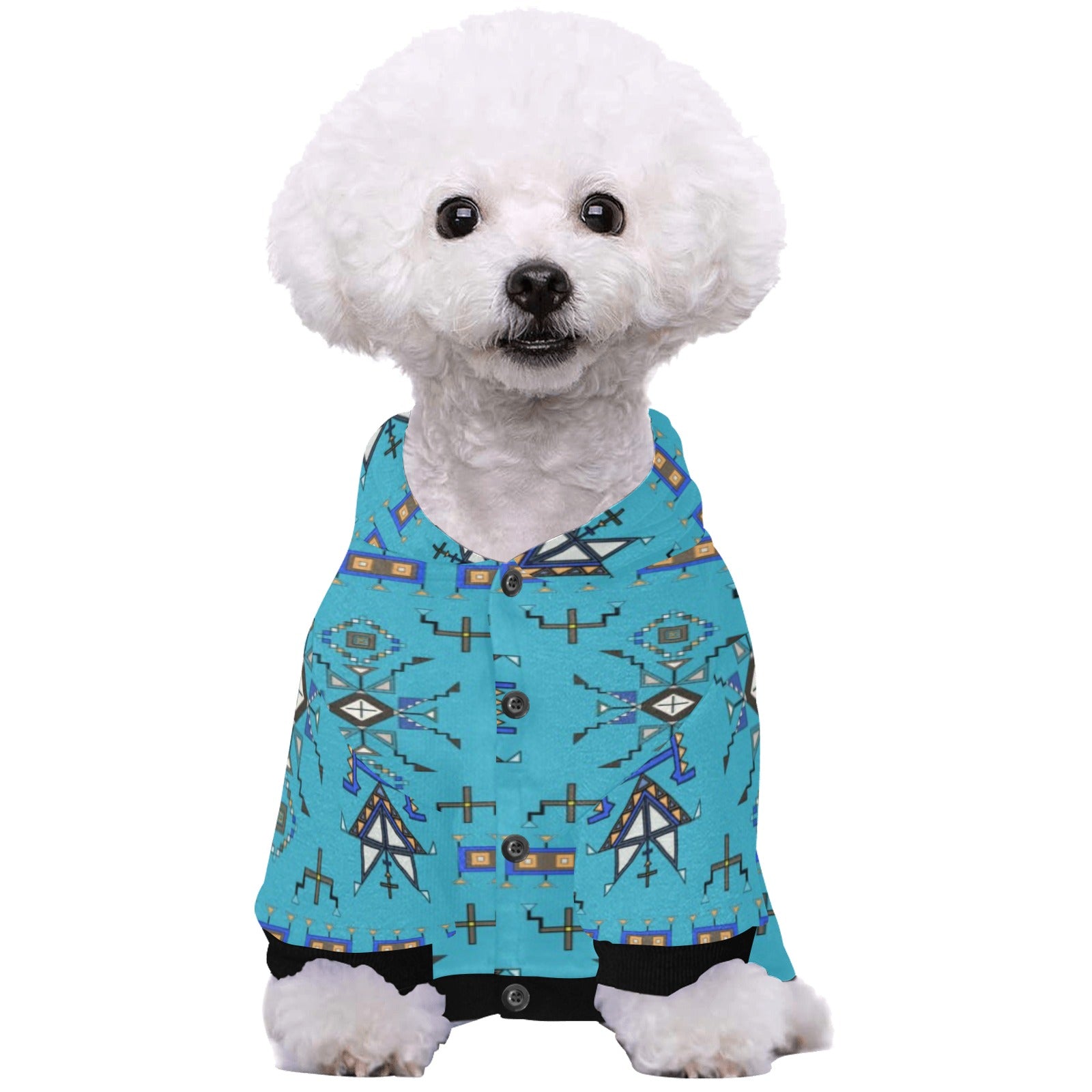 Eagle Strike Blue Pet Dog Hoodie