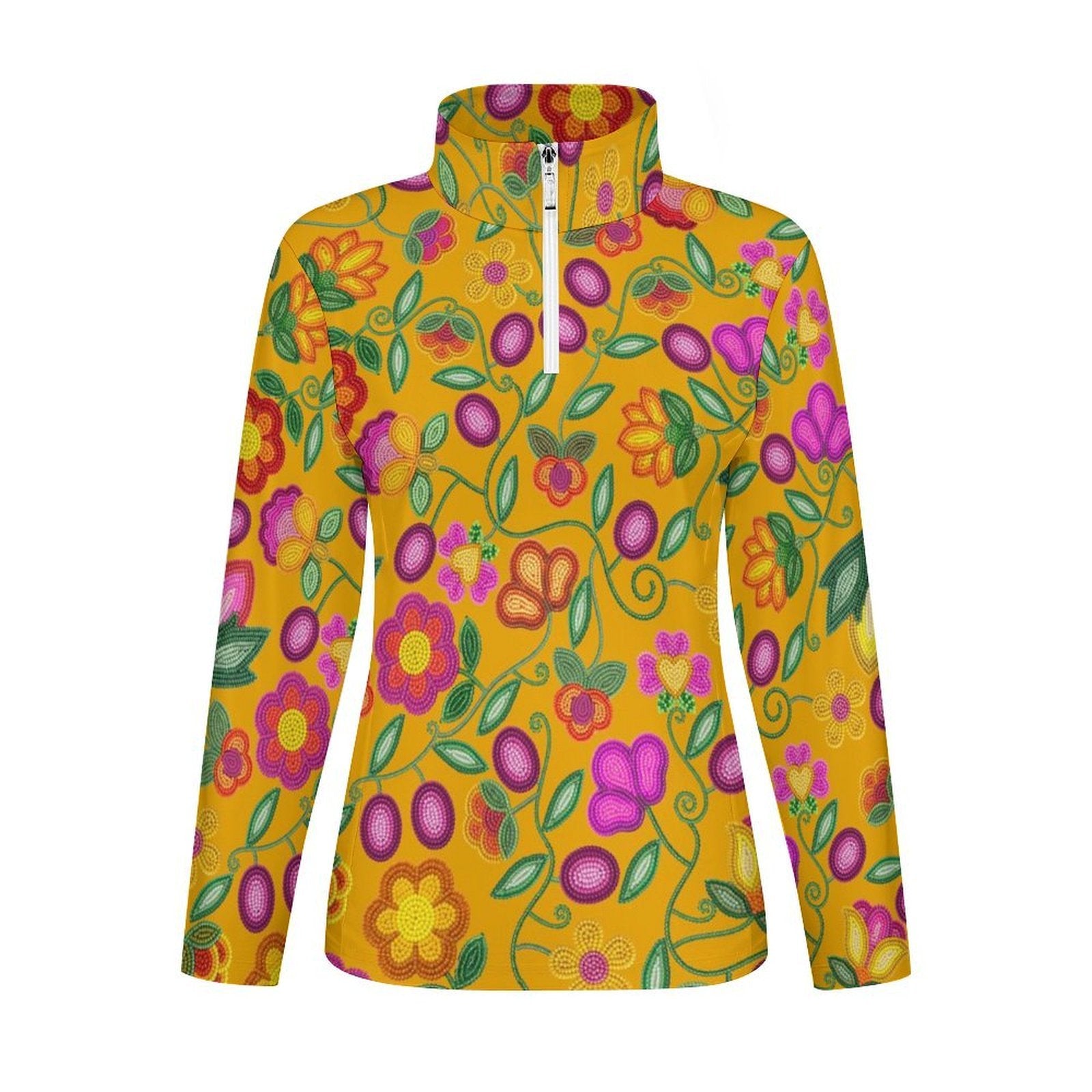 Boreal Bounty Yellow Long Sleeve Yoga Shirt