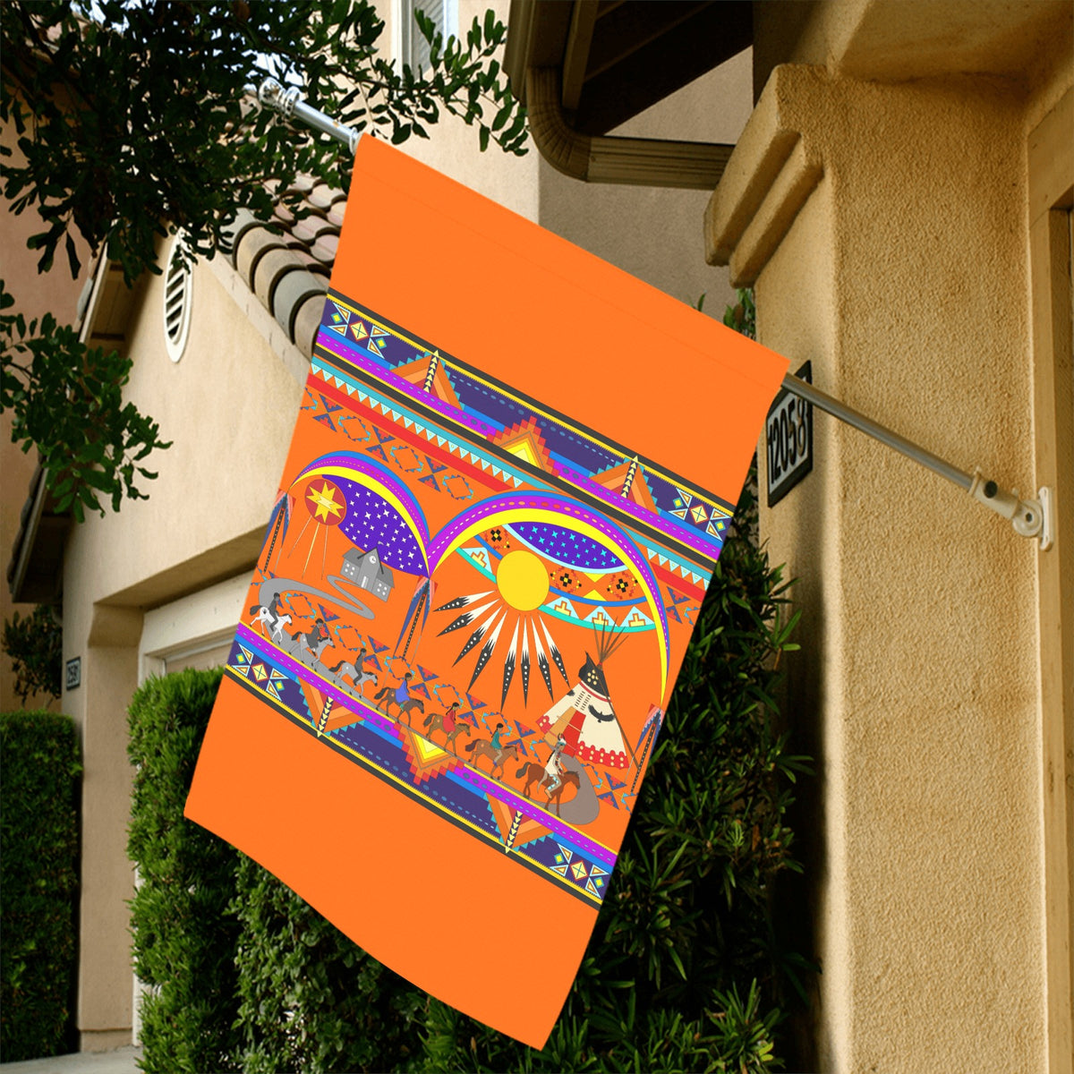 Seven Generations Medicine Garden Flag 36''x60'' (Two Sides Printing)