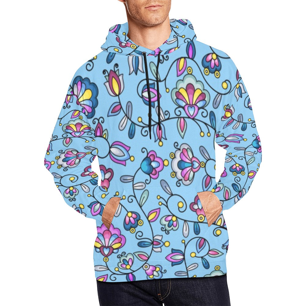 Autumn Bundle Blessing Blue Hoodie for Men (USA Size)