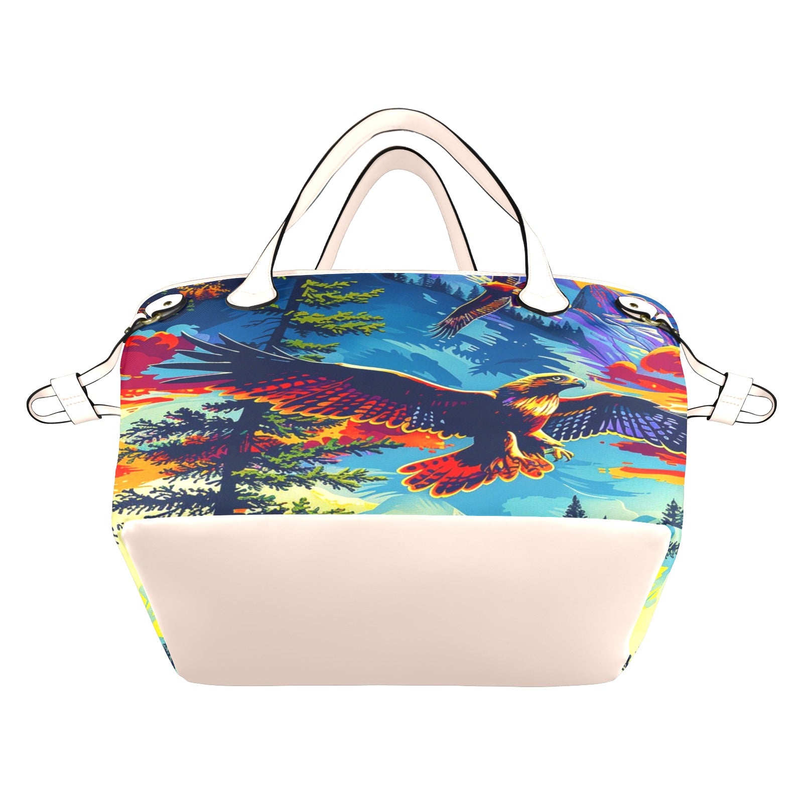 Hunting Hawks Clover Canvas Tote Bag