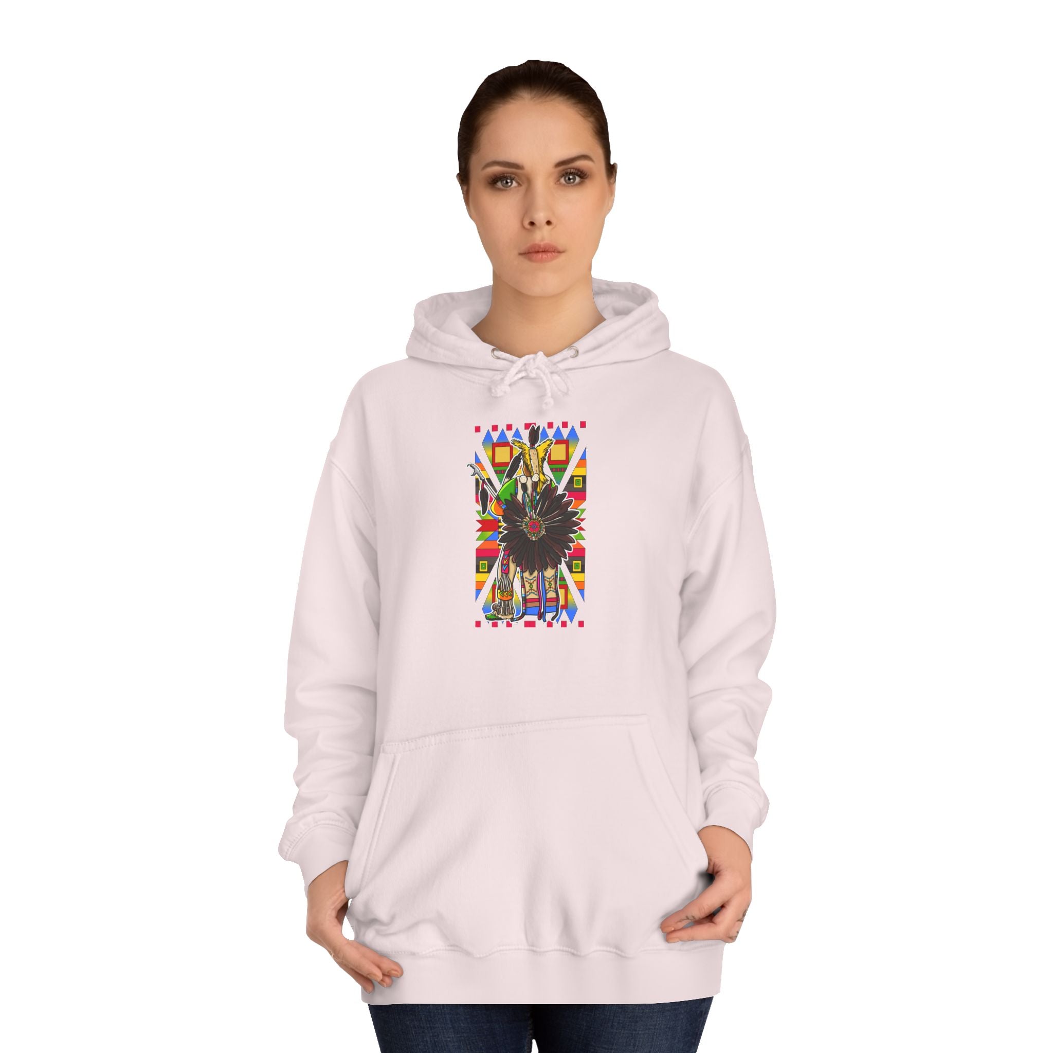 Traditional Powwow Man Dancer 5 Unisex Hoodie