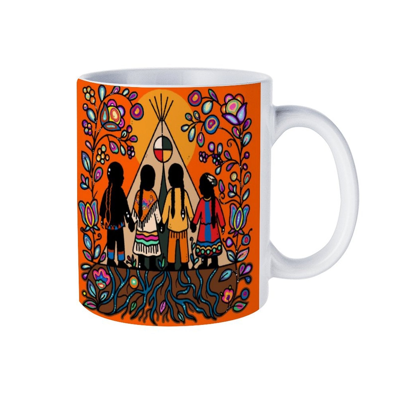 Rooted in Culture White Mug
