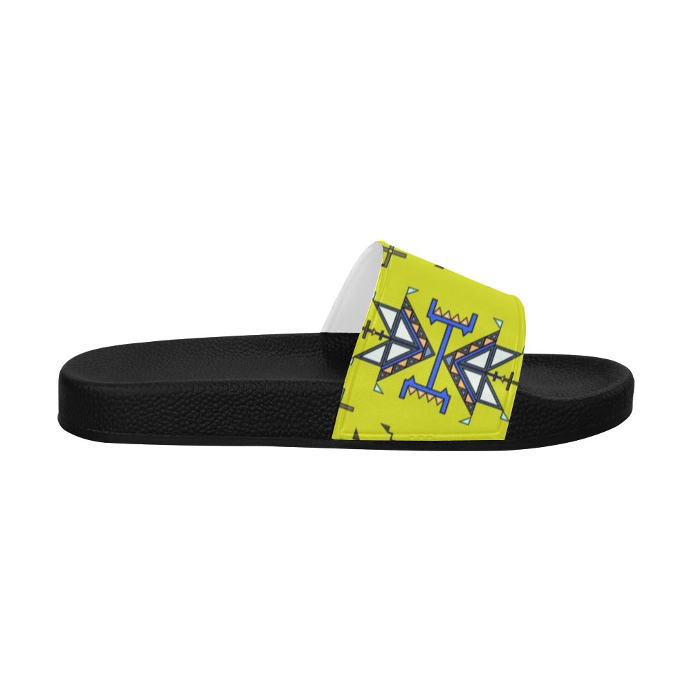 Eagle Strike Lime Women's Slide Sandals