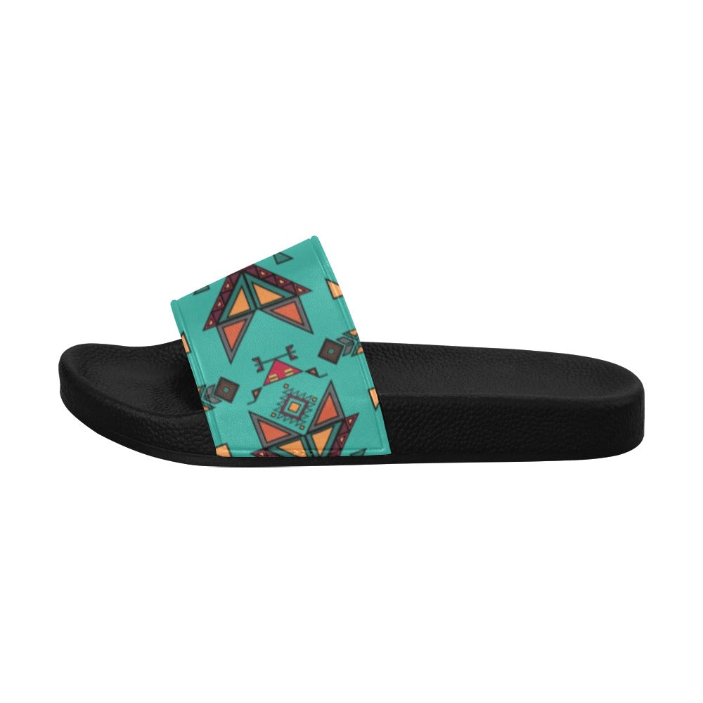 Arrow dawn Turquoise Women's Slide Sandals