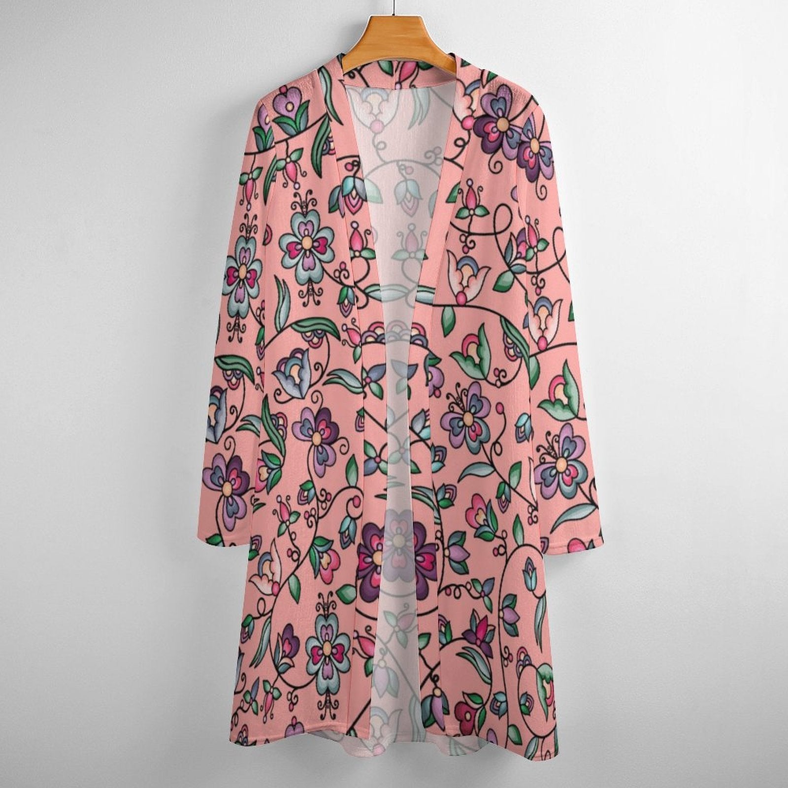 Amber Evening Garland Peach Cardigan