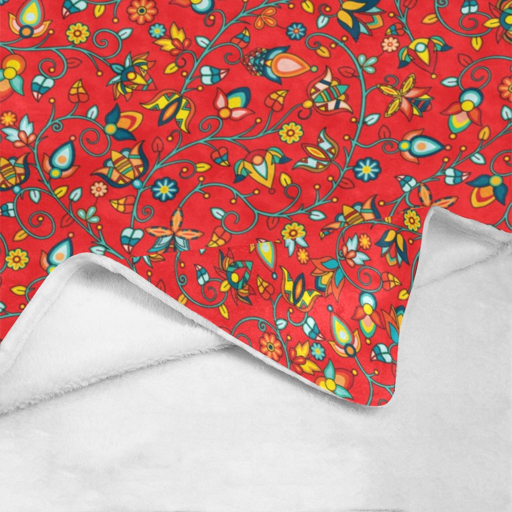 Thorny Path Red Ultra-Soft Micro Fleece Blanket 50"x60"