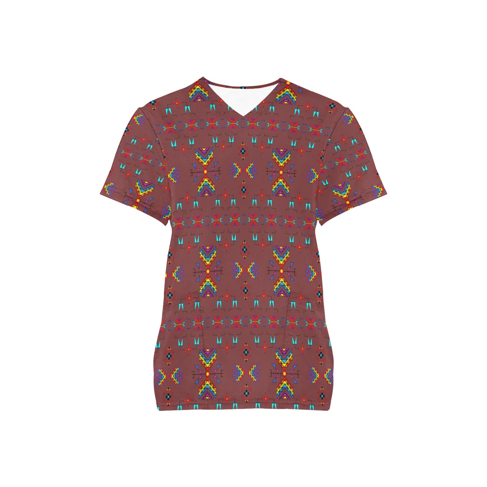 Rainy Chief Rainbow Earth Clay Scrub Top