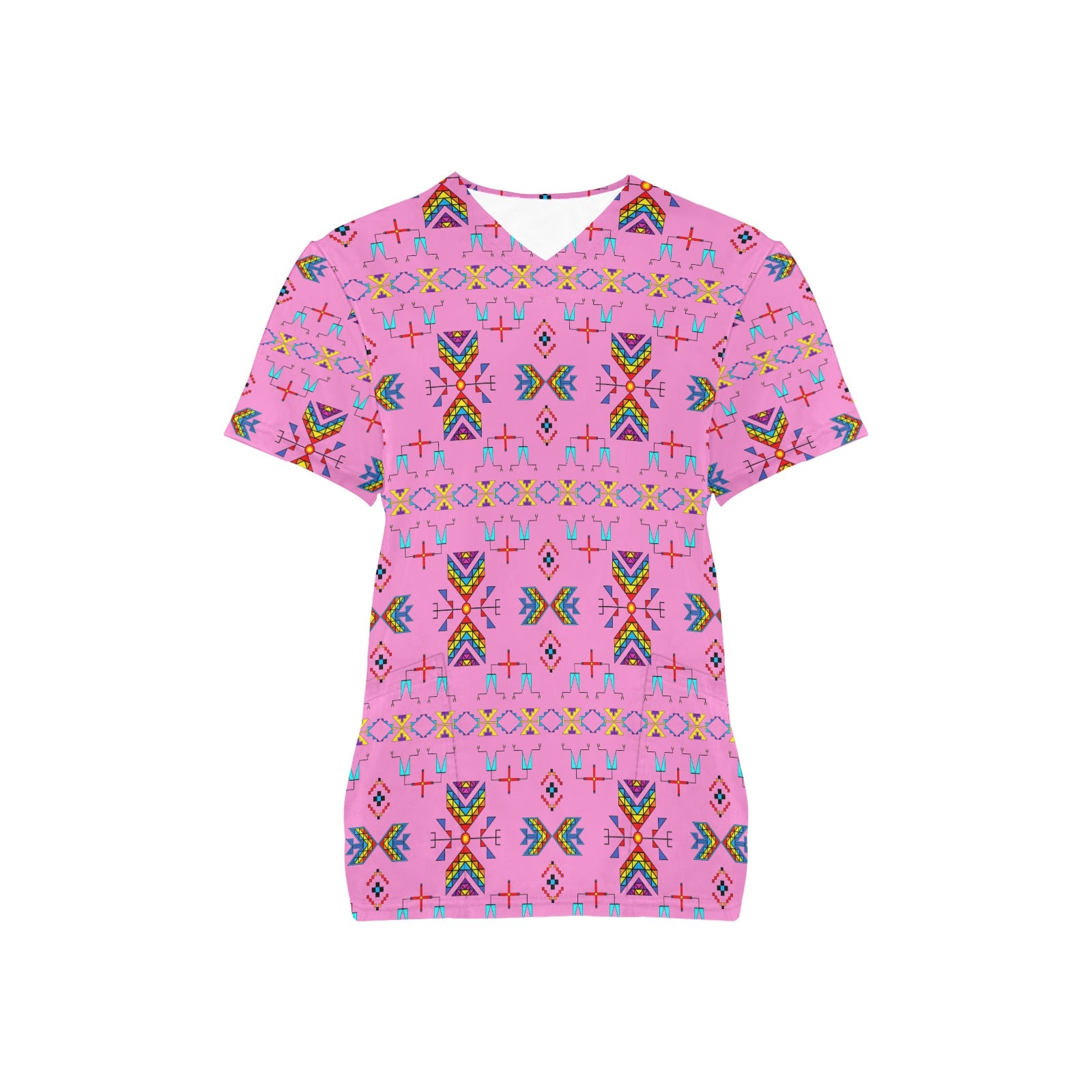 Rainbow Chief Rainbow Blush Scrub Top