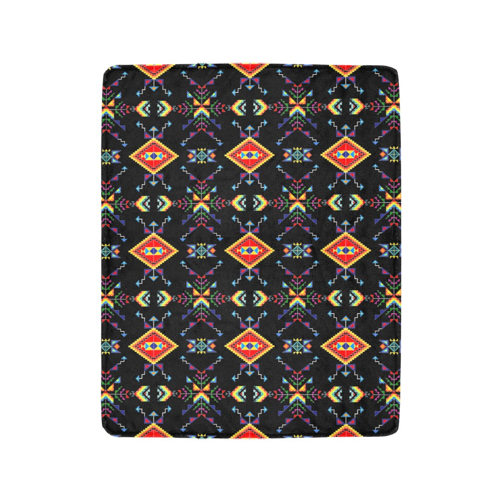 Buffalo Jump Black Ultra-Soft Micro Fleece Blanket 40"x50"