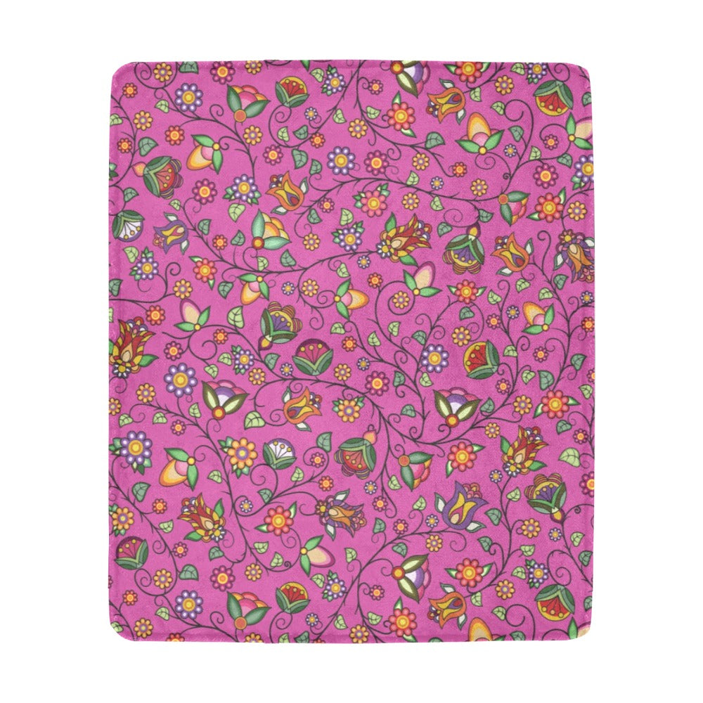 Heartbeat Petals Pink Ultra-Soft Micro Fleece Blanket 50"x60"