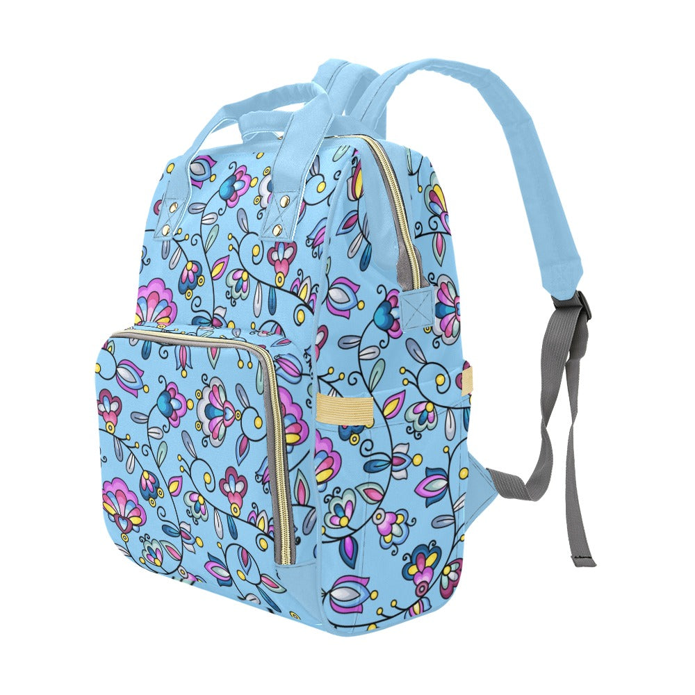 Autumn Bundle Blessing Blue Multi-Function Diaper Backpack/Diaper Bag