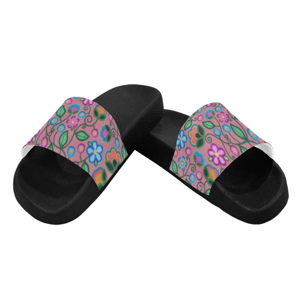 Turquoise Sunbeam Peach Men's Slide Sandals