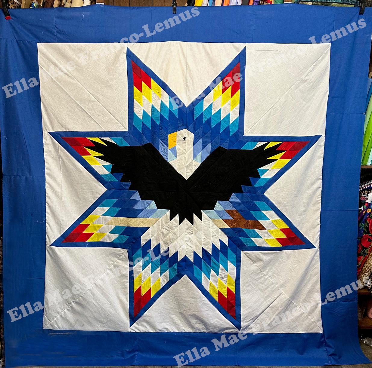 Handmade Star Quilt- Design 38