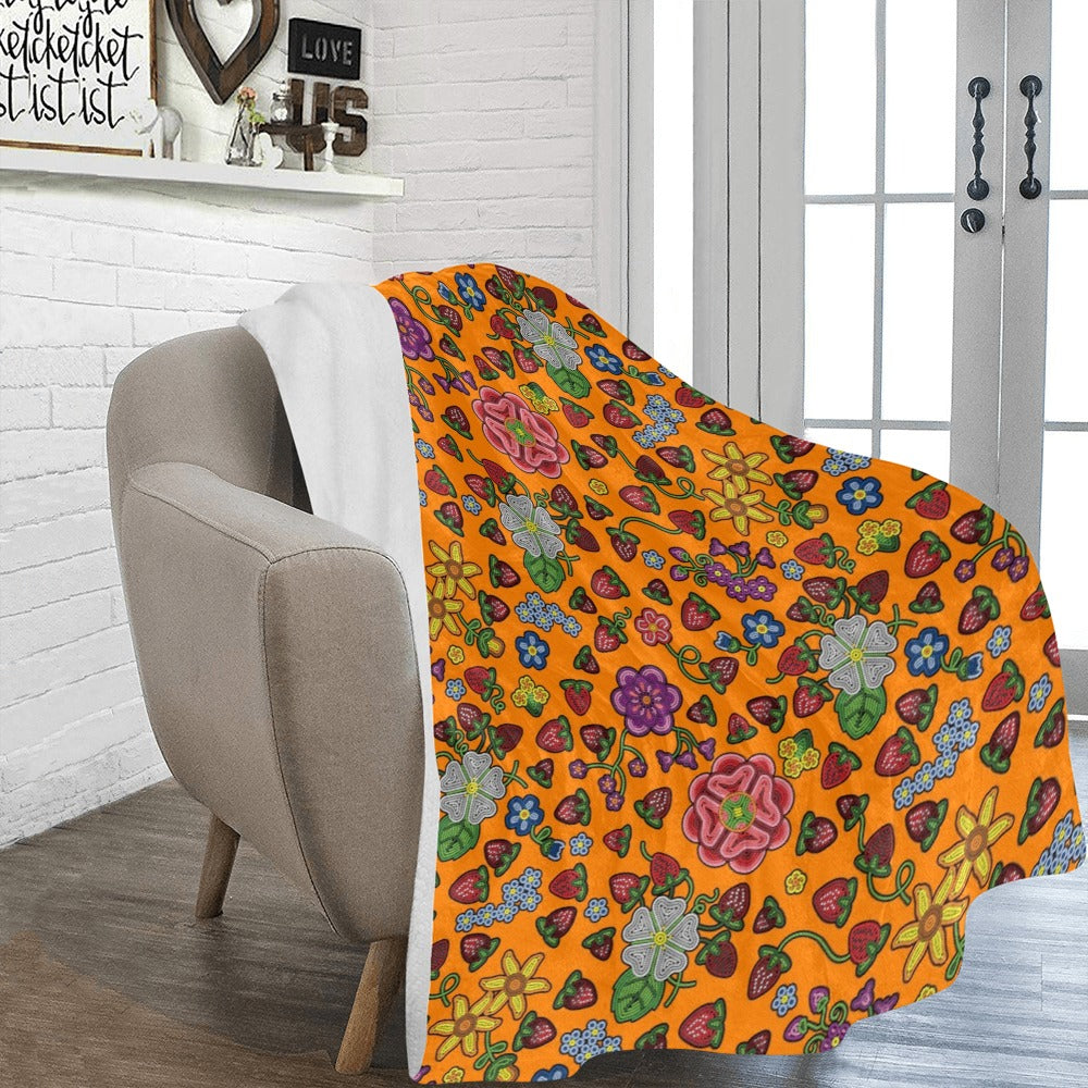 Berry Pop Carrot Ultra-Soft Micro Fleece Blanket 60"x80"