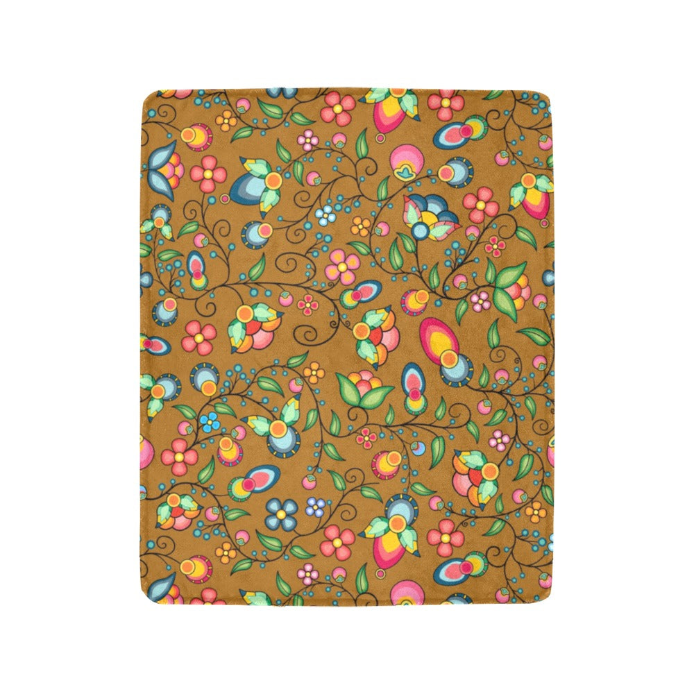 Floral Bounty Fall Leaves Ultra-Soft Micro Fleece Blanket 40"x50"