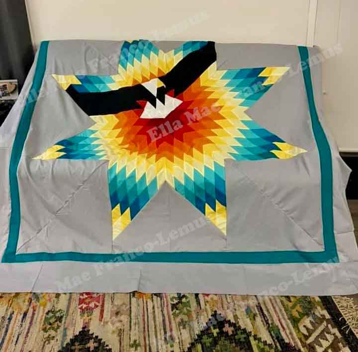 Handmade Star Quilt- Design 39