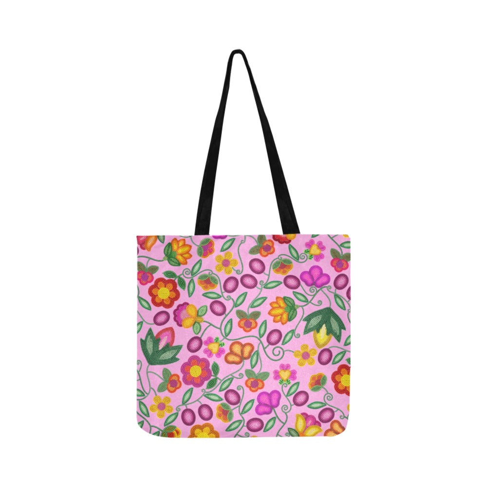 Boreal Bounty Pink Reusable Shopping Bag (Two sides)