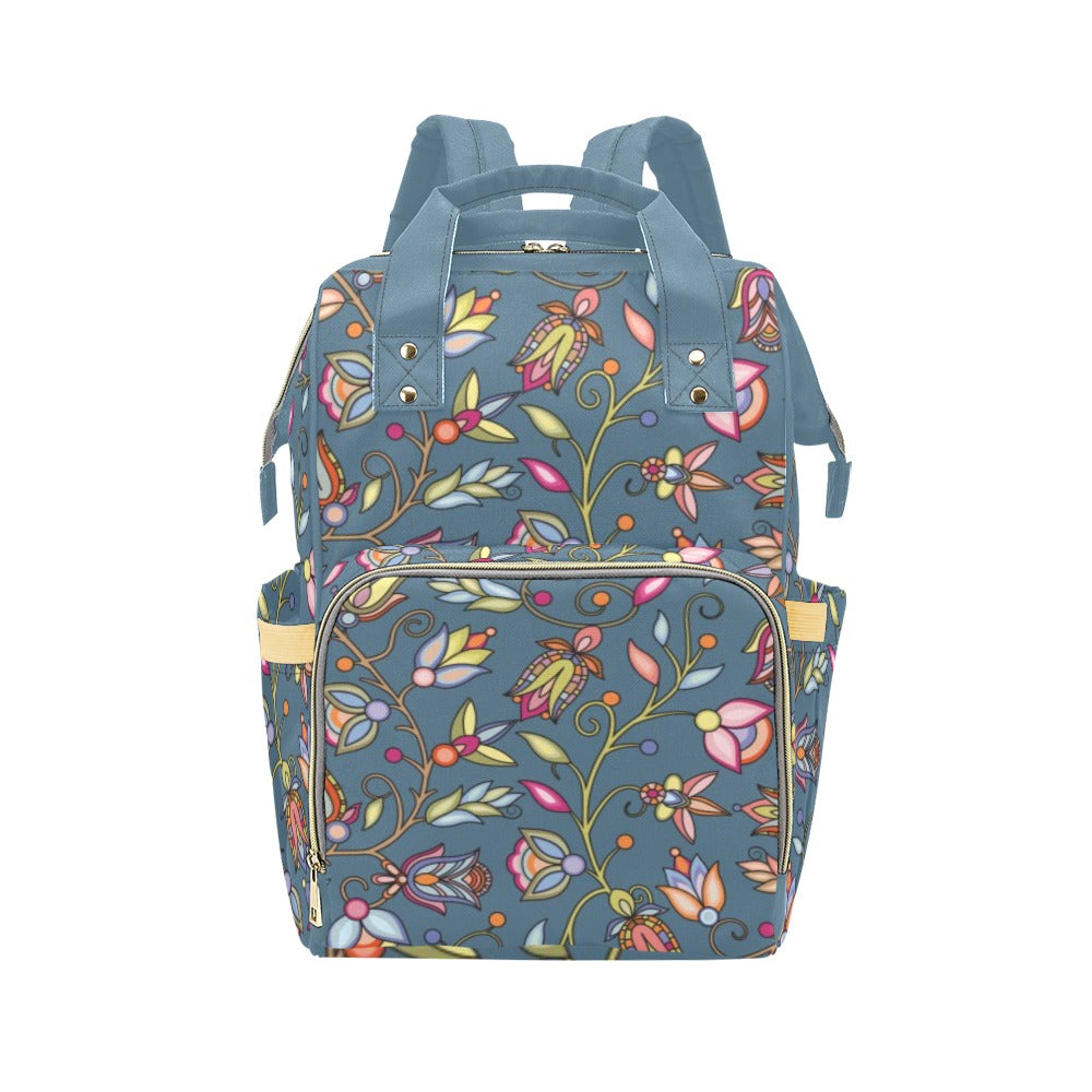 Buffalo Bloom Rainstorm Multi-Function Diaper Backpack/Diaper Bag
