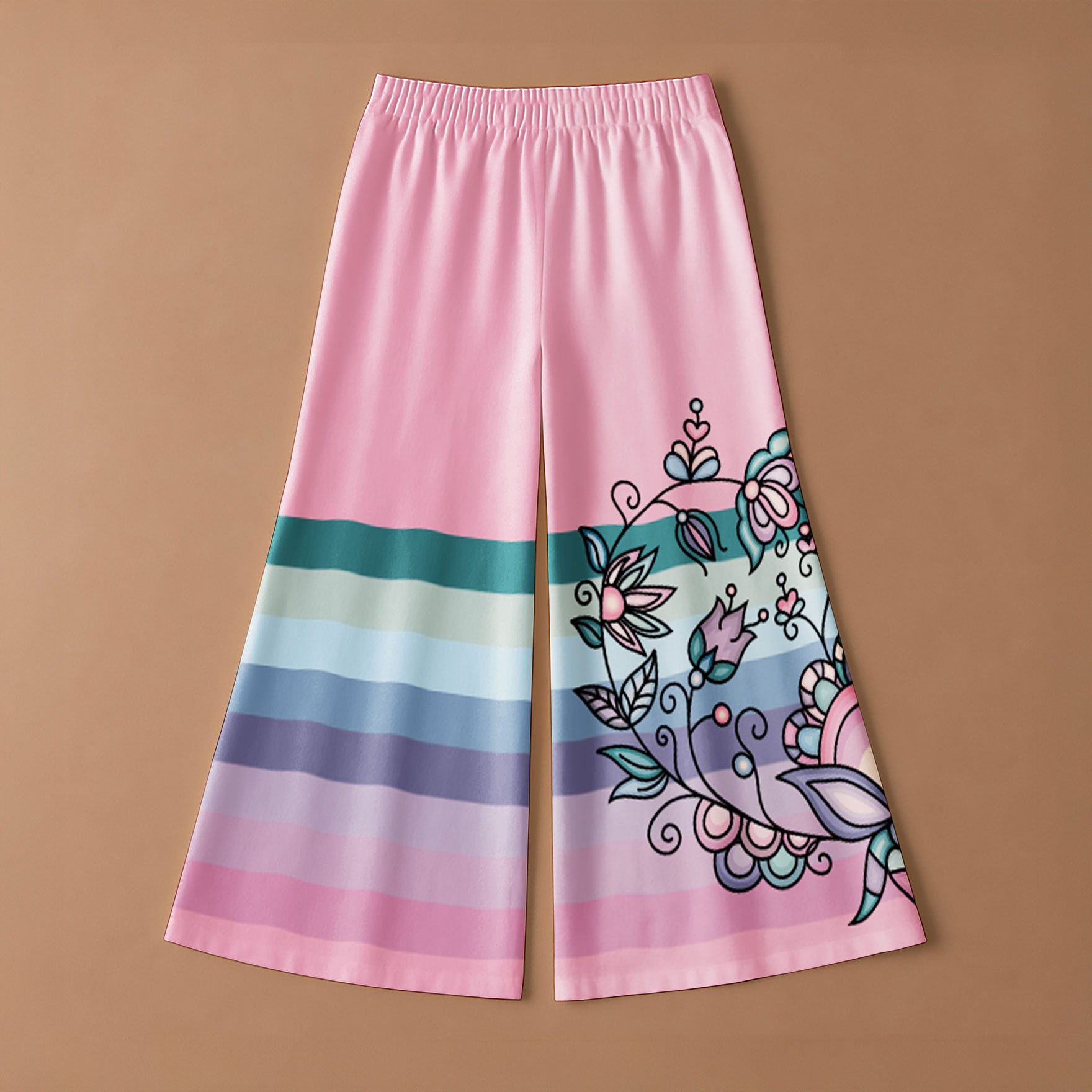 Silver Frostflower Ribbon Pants