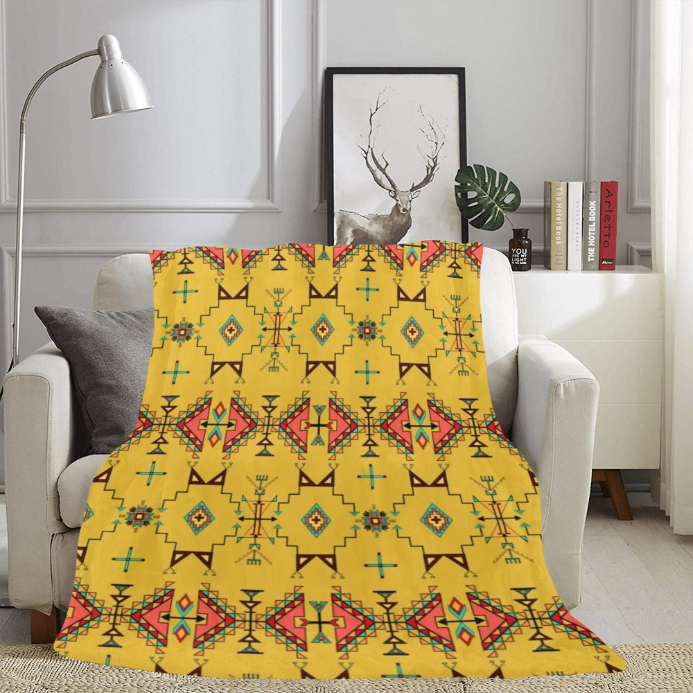 Thunder Flight Yellow Ultra-Soft Micro Fleece Blanket 60"x80"