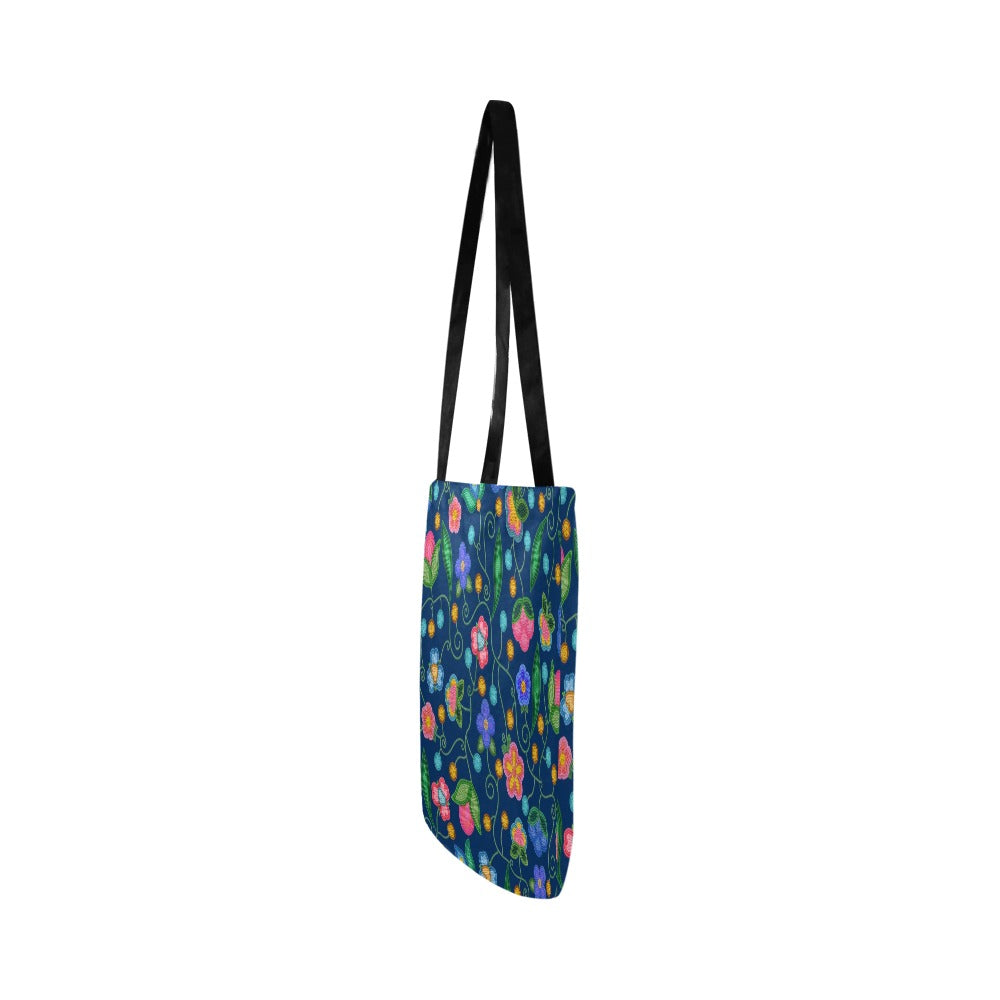 Skyberry Serenade Navy Reusable Shopping Bag (Two sides)
