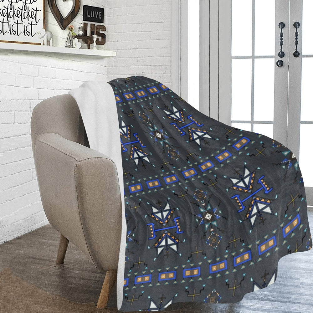 Eagle Strike Gray Ultra-Soft Micro Fleece Blanket 60"x80"