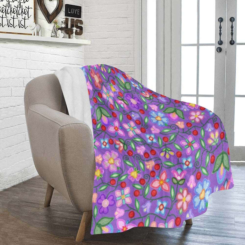 Petal Harmony Lavender Ultra-Soft Micro Fleece Blanket 50"x60"