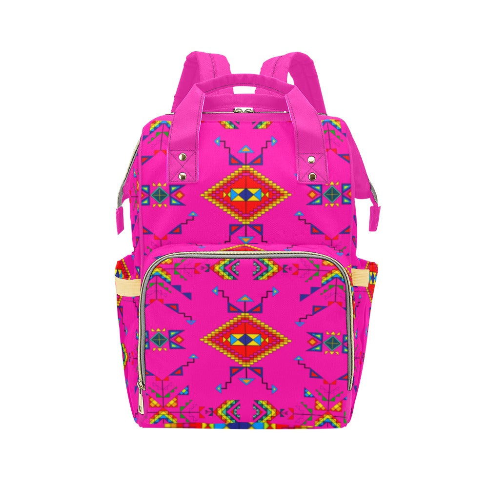 Buffalo Jump Pink Multi-Function Diaper Backpack/Diaper Bag