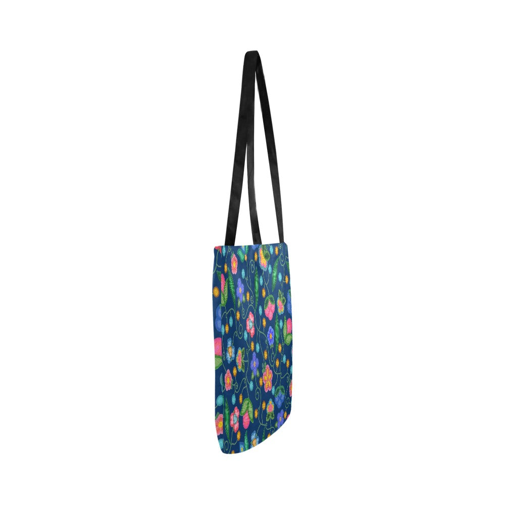 Skyberry Serenade Navy Reusable Shopping Bag (Two sides)